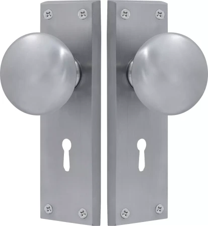 Sutton Square Longplate - Lever Handles - PC