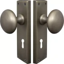 Sutton Square Longplate - Lever Handles - RB