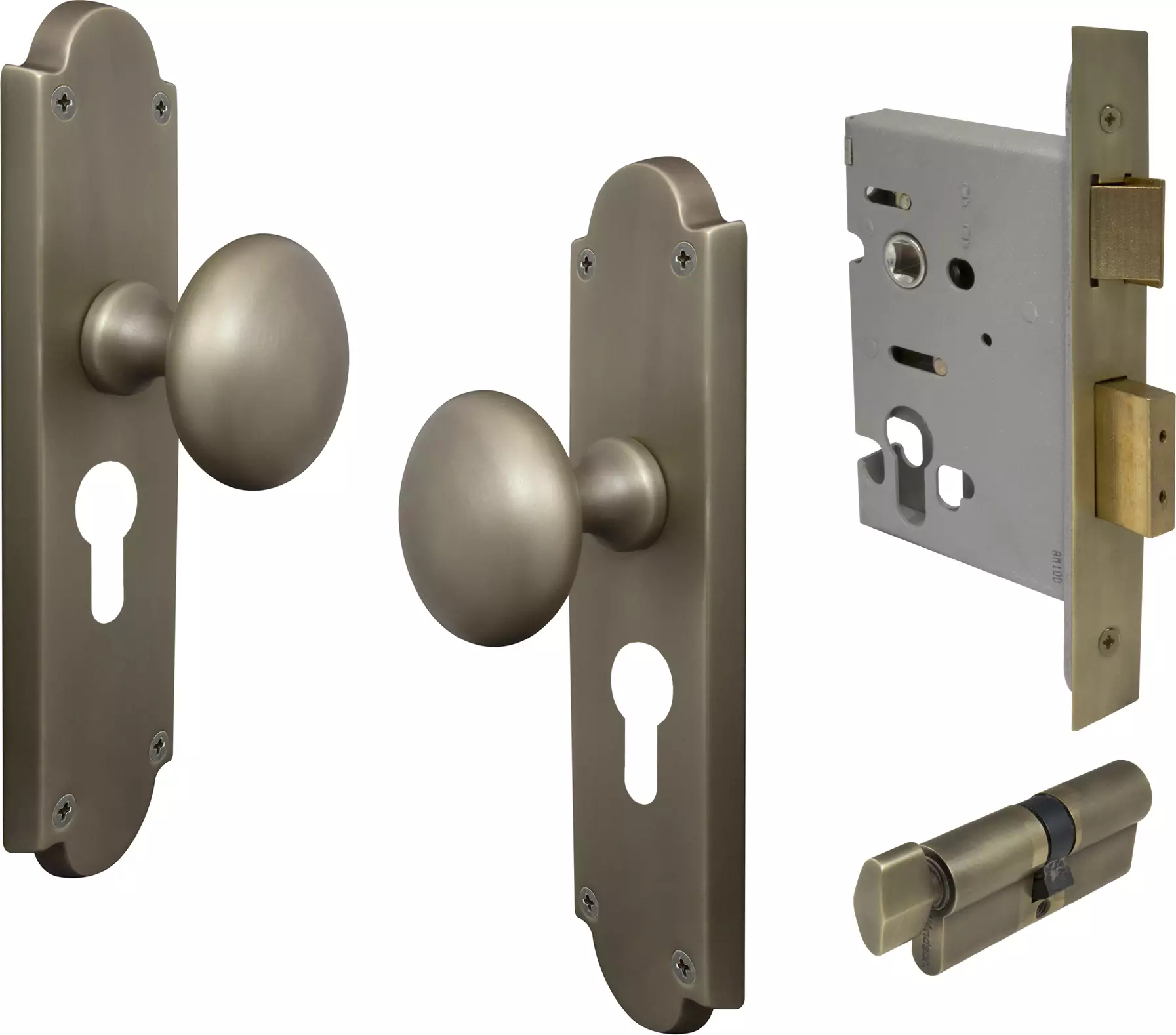 Sutton Victorian Longplate - Entrance Set - K/T - RB