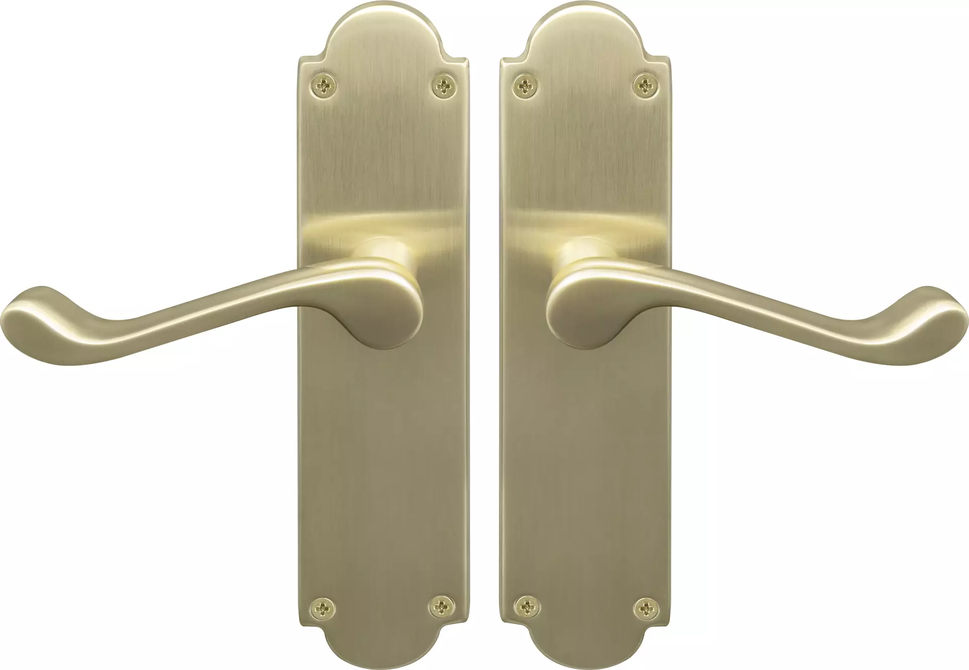 Traditional York Lever on Victorian Longplate Traditional York Lever on Victorian Longplate