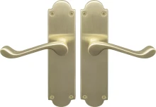 Traditional York Lever on Victorian Longplate