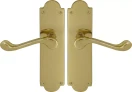 York Lever Victorian Plate - Handle Set - UB