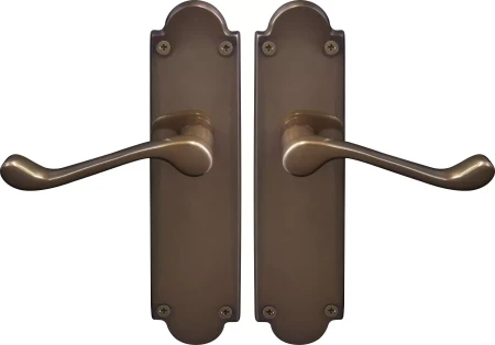 York Lever Victorian Plate - Handle Set - AB
