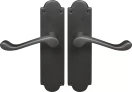 York Lever Victorian Plate - Handle Set - DRB