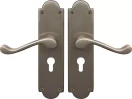 York Lever Victorian Plate - Euro 48mm Handles - NB