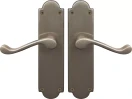 York Lever Victorian Plate - Handle Set - NB