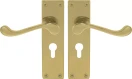 York Lever Longplate - Euro 48mm Handles - UB