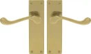 York Lever Longplate - Handle Set - UB