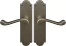 York Lever Victorian Plate - Handle Set - RB