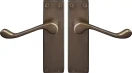 York Lever Longplate - Handle Set - AB