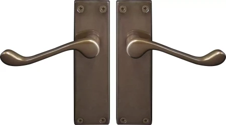 York Lever Longplate - Handle Set - AB