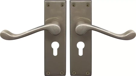 York Lever Longplate - Euro 48mm Handles - NB