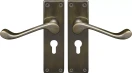 York Lever Longplate - Euro 48mm Handles - ORB