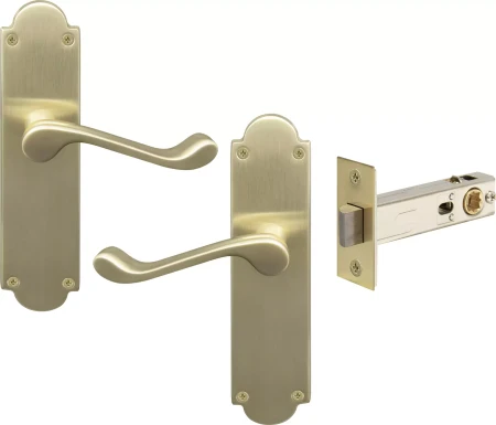 York Lever Victorian Plate - Passage Set - USB