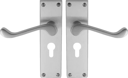 York Lever Longplate - Euro 48mm Handles - PC