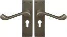 York Lever Longplate - Euro 48mm Handles - RB
