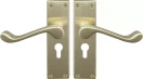 York Lever Longplate - Euro 48mm Handles - USB