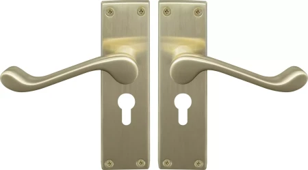 York Lever Longplate - Euro 48mm Handles - USB
