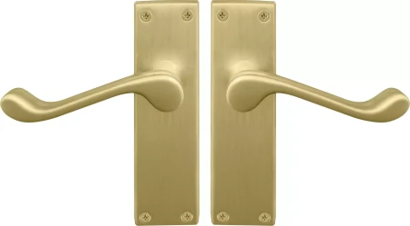 York Lever Longplate - Handle Set - MSB