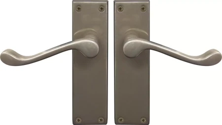 York Lever Longplate - Handle Set - NB