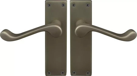 York Lever Longplate - Handle Set - RB