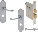 York Lever Victorian Plate - Privacy Set - PC