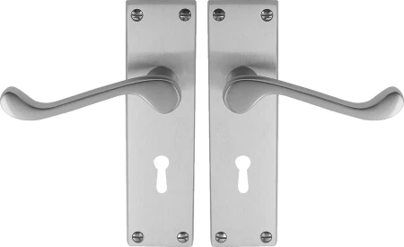 York Lever Longplate - Lever Lock Handle Set - PC