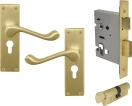 York Lever Longplate - Entrance Set - K/T - MSB