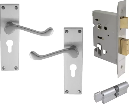 York Lever Longplate - Entrance Set - K/T - PC