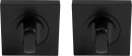 Double Turn Set 55mm Square - 8mm Spindle   - BLK