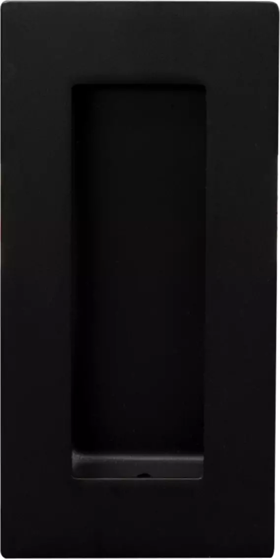 Square Flush Pull - Con Fix - 102 x 51mm - BLK