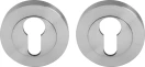 Round Euro Escutcheons - 54mm (Pr) - SC
