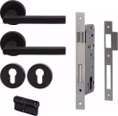 Milano PARMA Round Rose Entrance Set - BLK