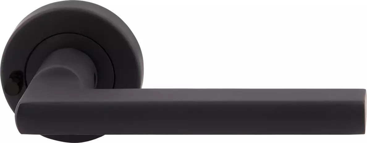 Milano PARMA Round Rose Integrated Privacy Set - BLK