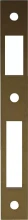 Alu Frame Strike Packers For 1143/1142 Lock - 8/10mm