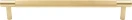 Orizon Brass Cabinet Handle - 260mm - MSB