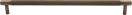 Vertex Brass Cabinet Handle - 360mm - RB