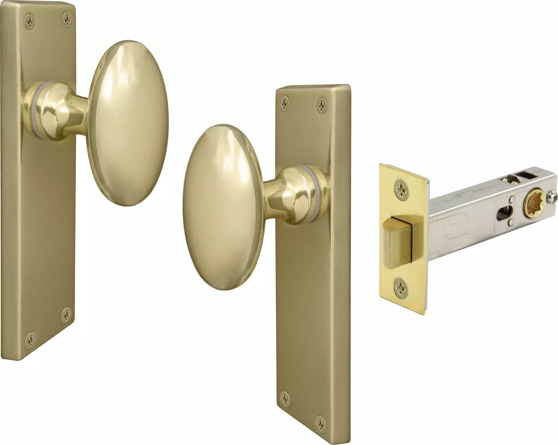 Camden Square Longplate - Passage Set - PB