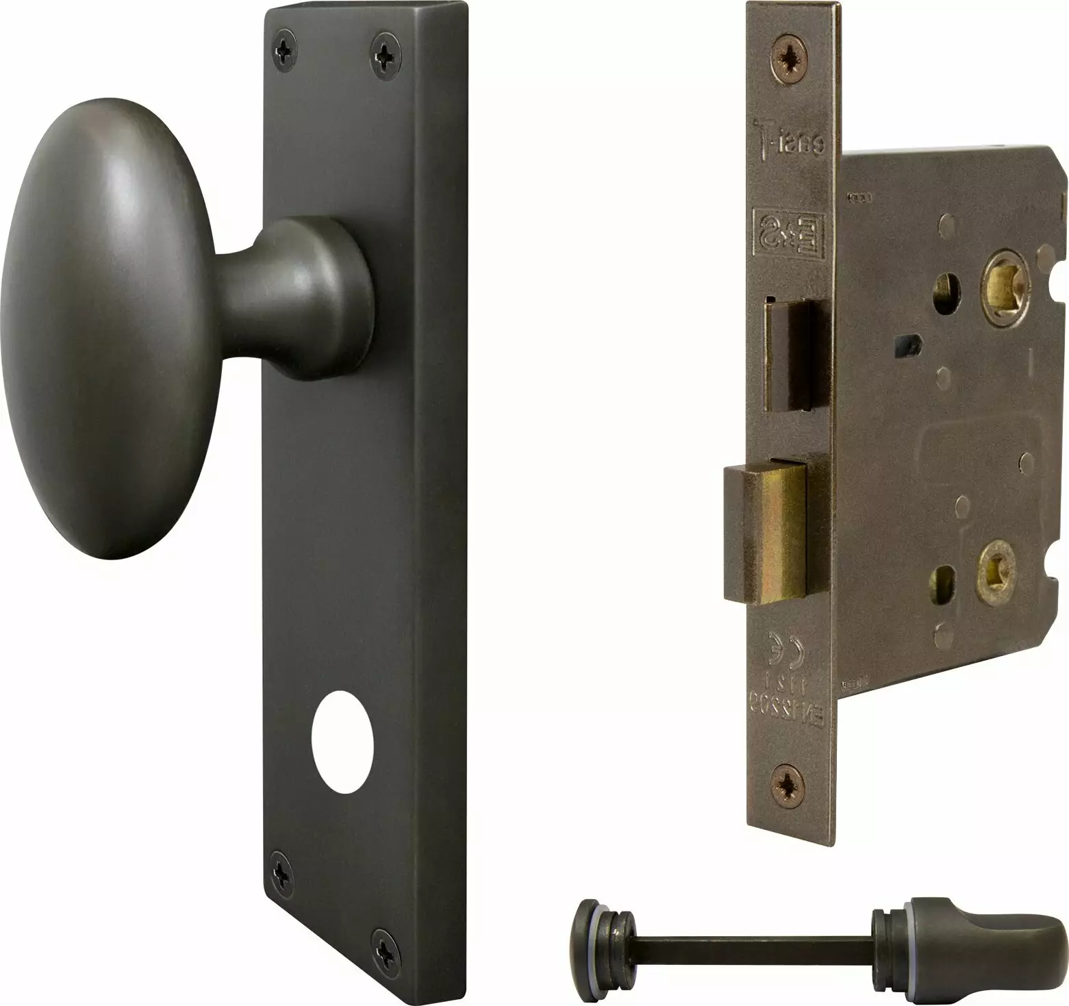 Camden Square Longplate - Privacy Set - DRB