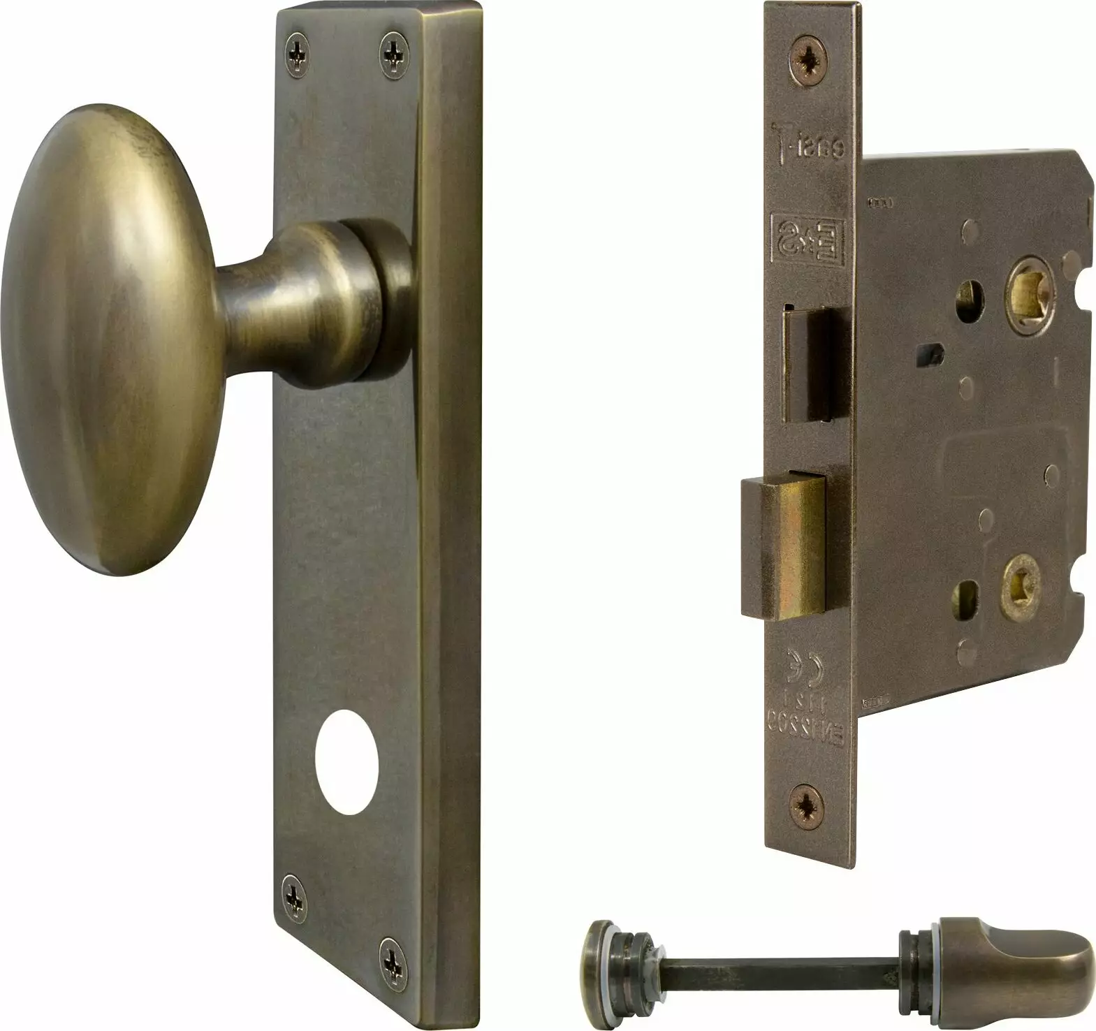 Camden Square Longplate - Privacy Set - ORB