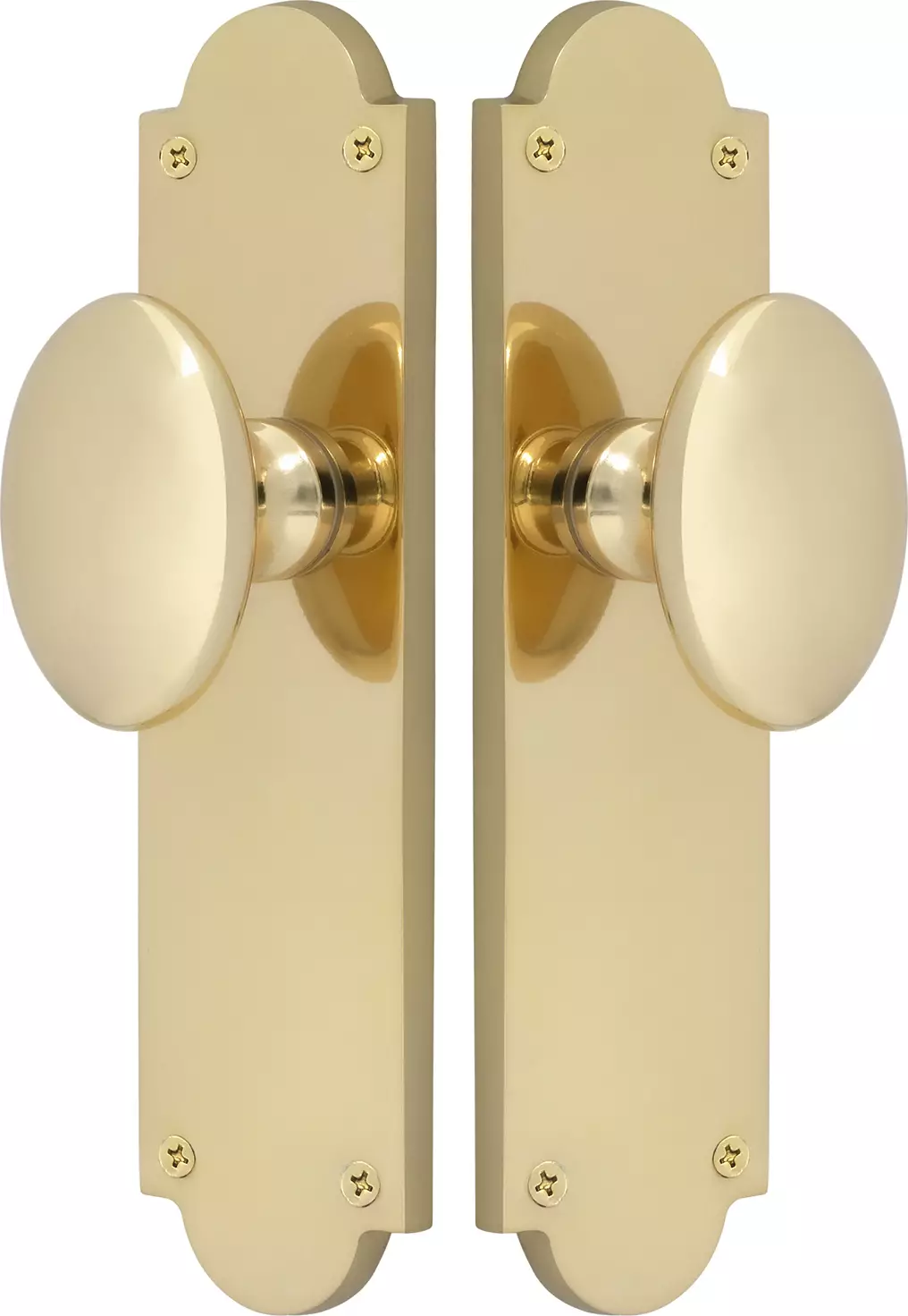 Camden Knob Victorian Longplate - Handles - PB