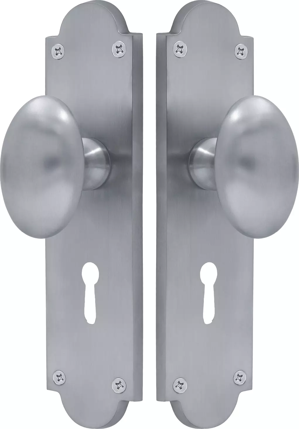 Camden Knob Victorian Longplate - Lever Handles - PC