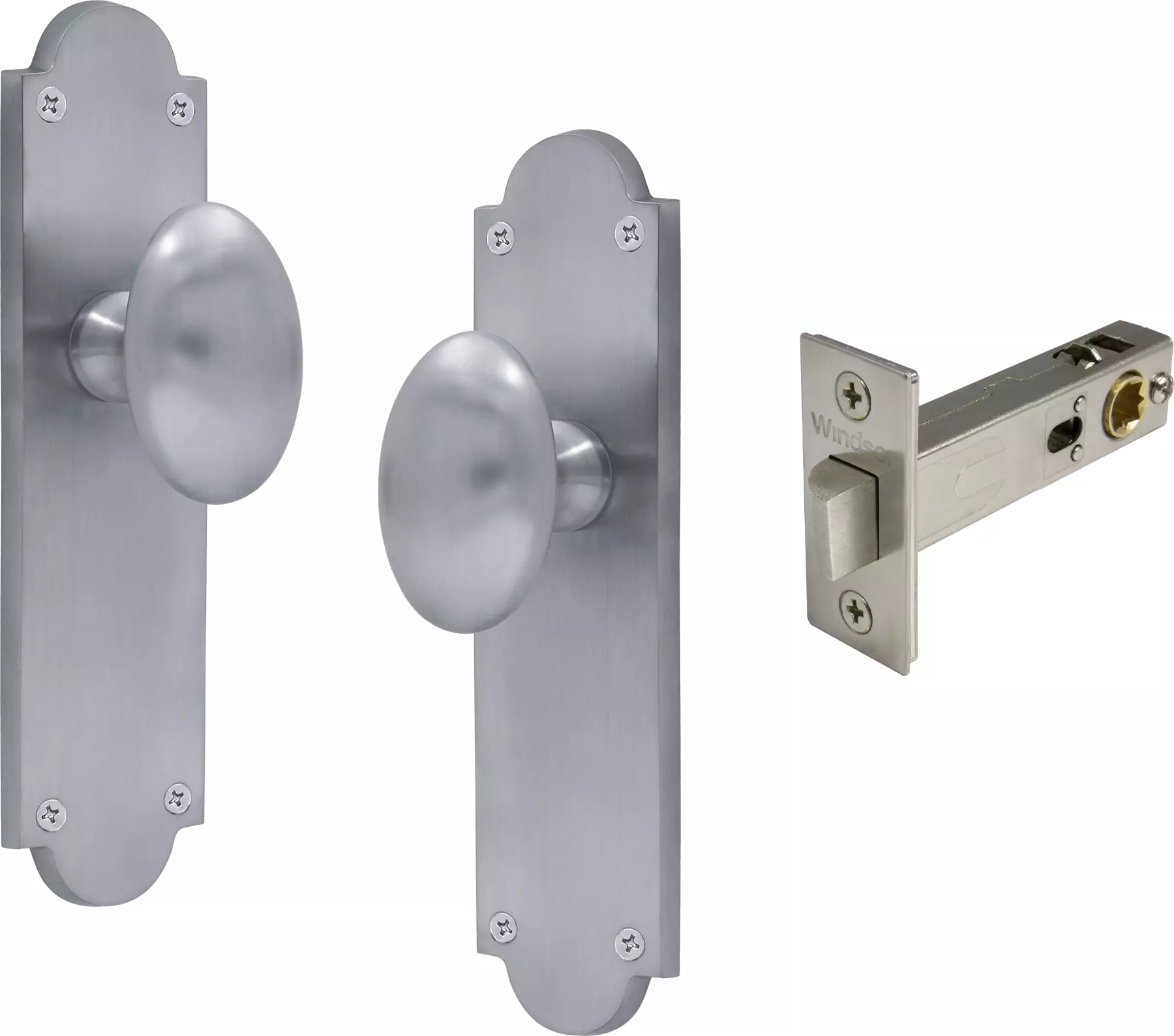 Camden Knob Victorian Longplate - Passage Set - PC