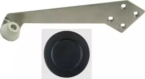 Overhead Doorstop - Left Hand - BLK