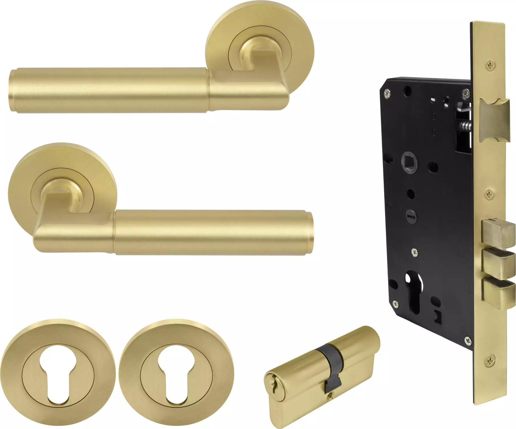 Lumina Round Rose Entrance Set - K/K - Plain - MSB