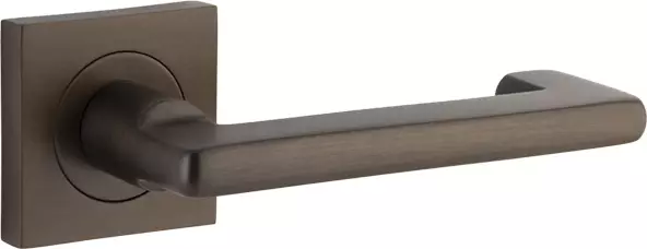 Baltimore Return Lever - Square Rose Handle Set - SB