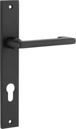Baltimore Return Lever - Rectangular Euro Pair - MB