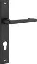 Baltimore Return Lever - Rectangular Euro Pair - MB