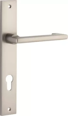 Baltimore Return Lever - Rectangular Euro Pair - SN