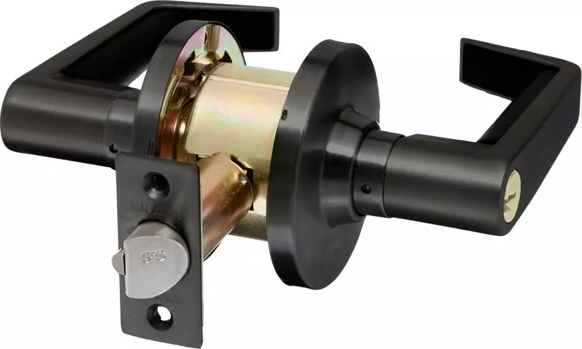 Metro Commercial Entrance Lever 6000 70mm - BLK Metro Commercial Entrance Lever 6000 70mm - BLK
